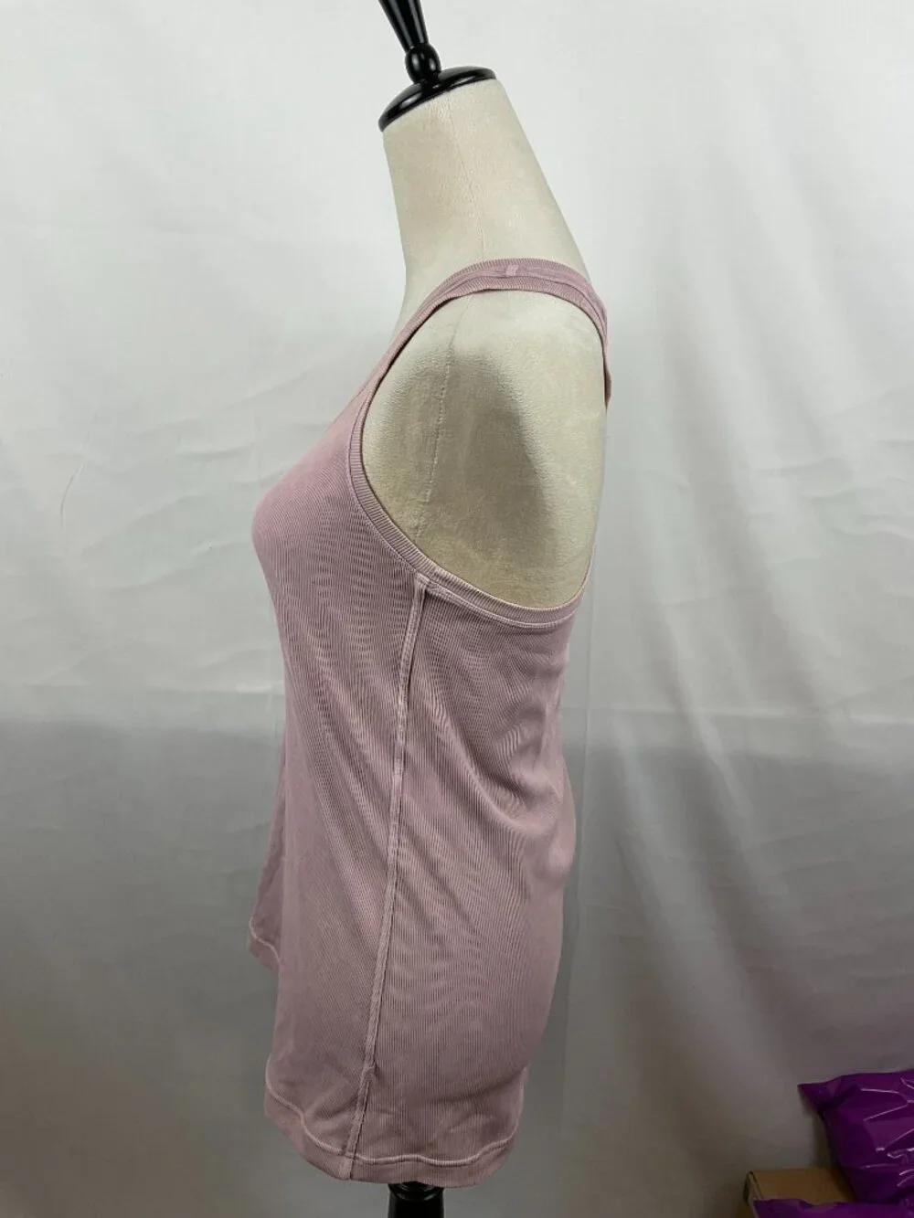 Lululemon Cool Racerback Tank Rib Washed Antoinette Light Lavender